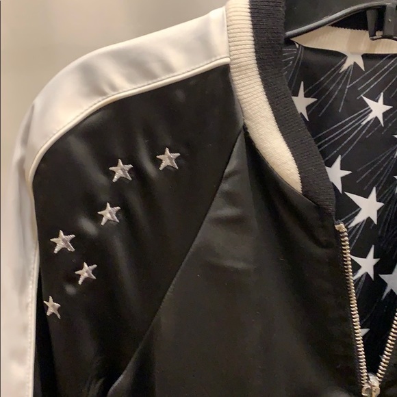 Bebe Black and White Reversible Jacket - Picture 9 of 12